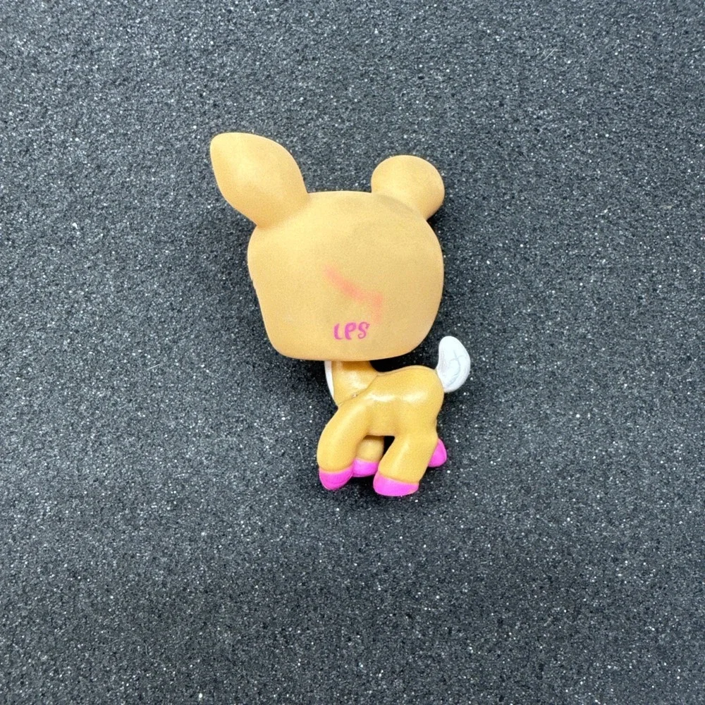 Littlest Pet Shop G7 # 123 Advent Calendar 2024 Tan Brown Pink Deer